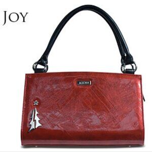 Miche Bag Classic Purse Shell Joy Christmas Red Excellent Condition Holiday Gift
